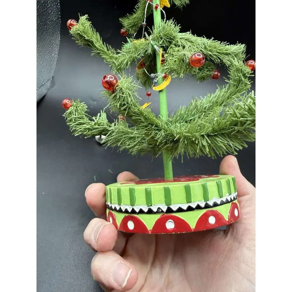 Dept 56 Krinkles Goose Feather Style Mini Ornament Display Tree Cute! 13” Tall